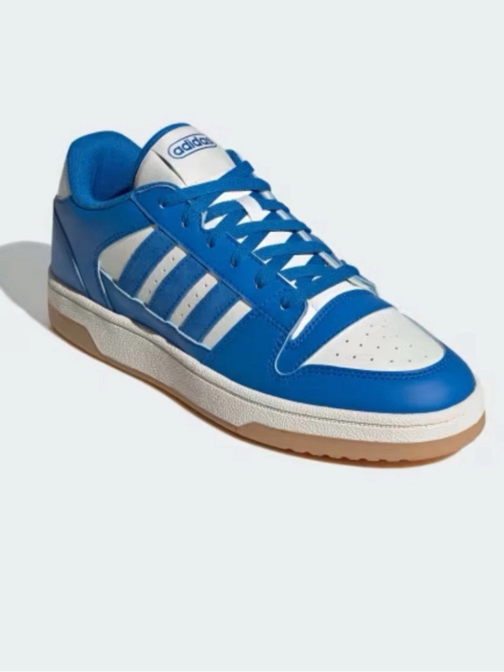Adidas Mens Break Start Everyday Comfortable Low Top Shoes Blue Size 11.5